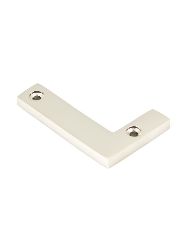 Polished Nickel Letter L
