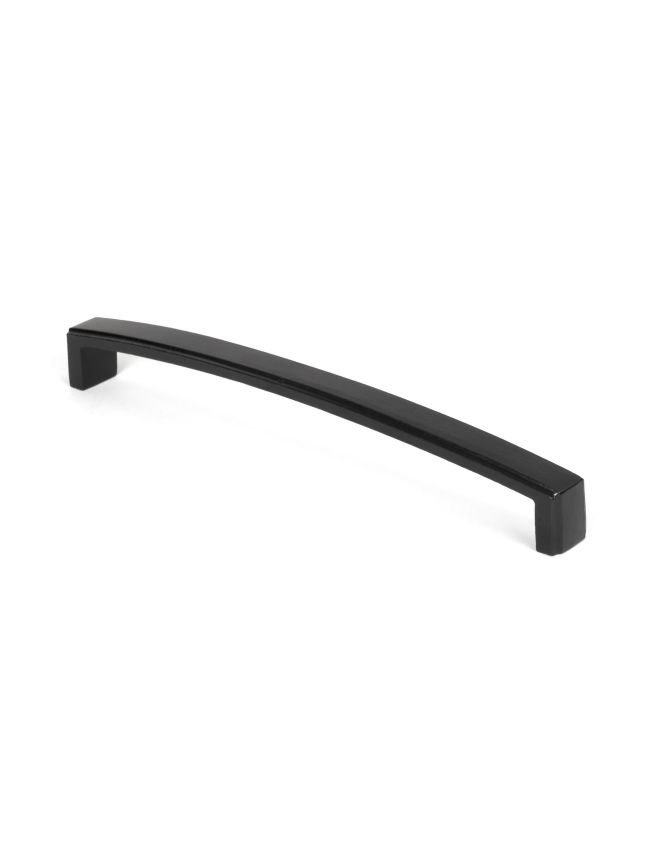 Black 8¼" Ribbed Pull Handle