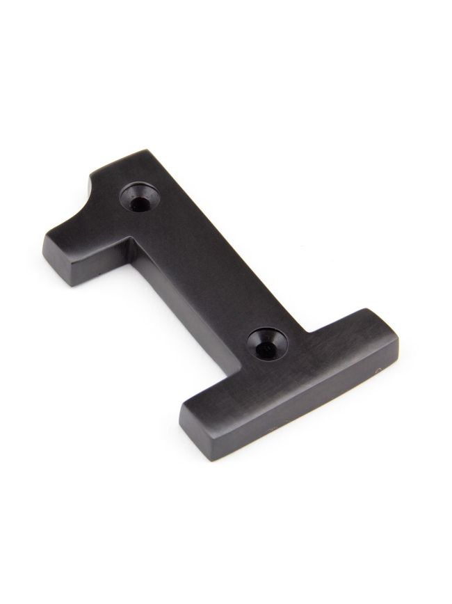 Aged Bronze Numeral 1