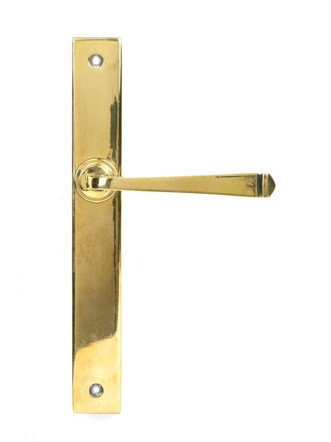 Aged Brass Avon Slimline Lever Latch Set