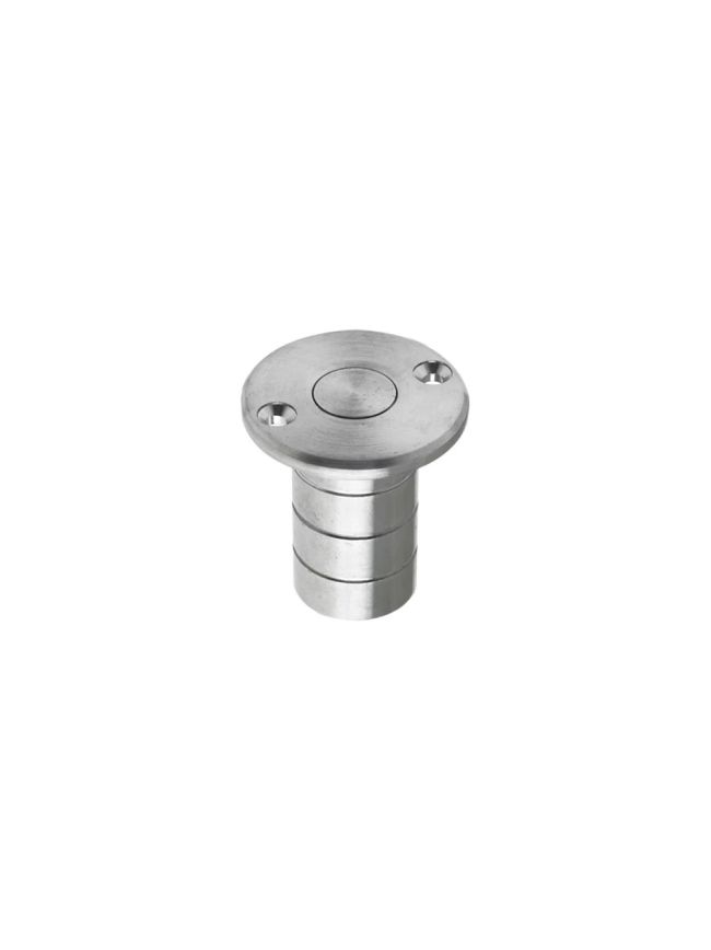 Zoo Hardware Dust Socket for Flush Bolts - Wood 20mm dia. x 38mm - Satin Chrome