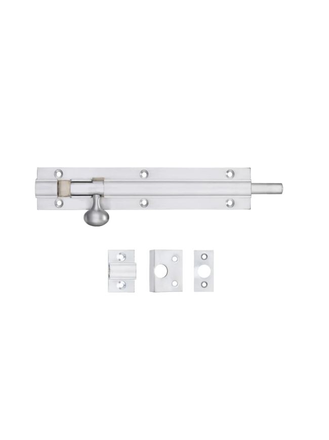 Zoo Hardware Architectural Barrel Bolt 150mm x 30mm - Satin