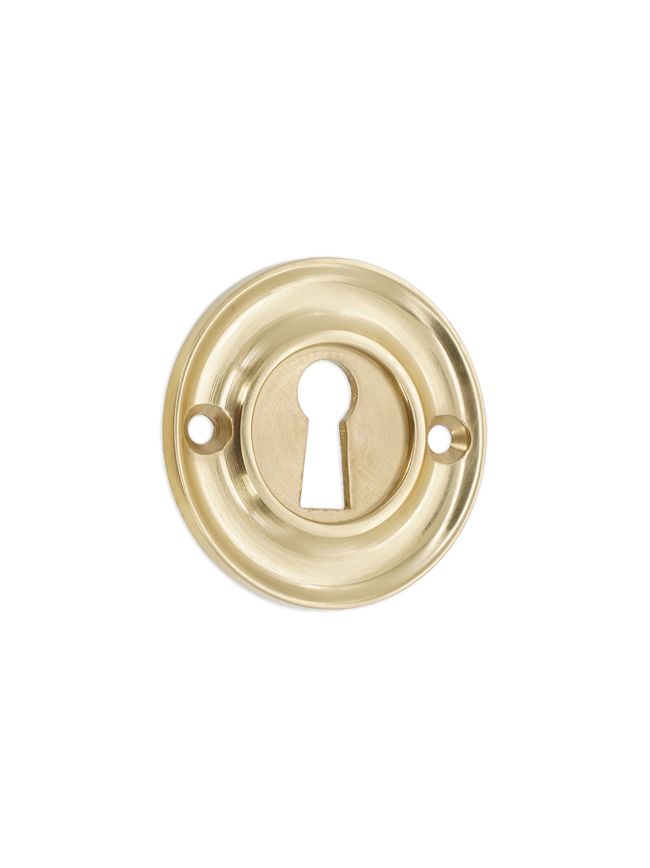 Slimline Standard Escutcheon Polished Brass
