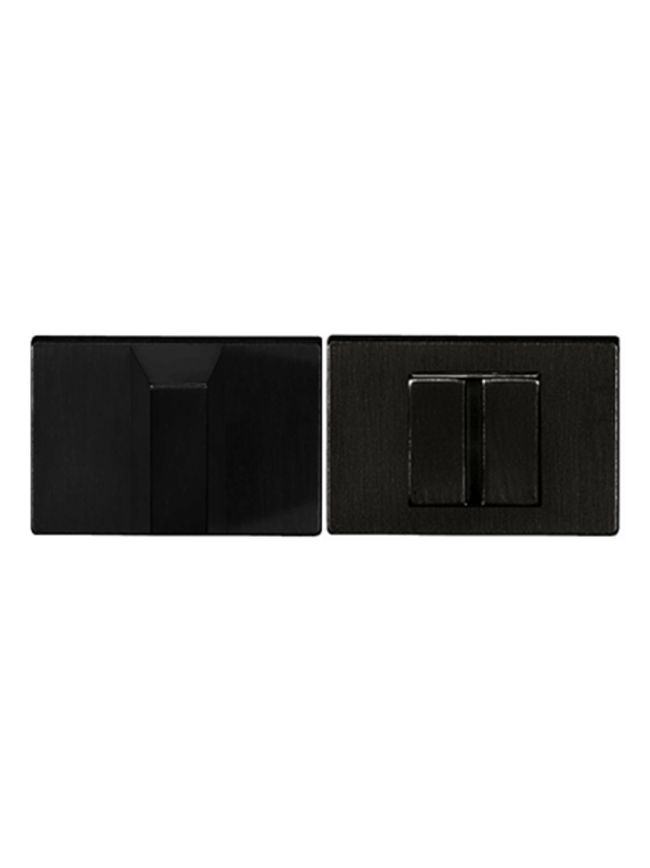 Tupai Rapido RetaLine/VersaLine WC Turn on Long Rose (bolt through fixing only) - Pearl Black