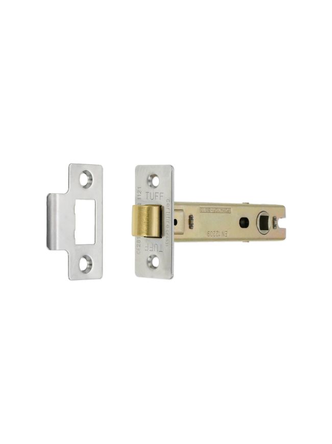 4" CE Bolt Through Tubular latch Nickel Plated