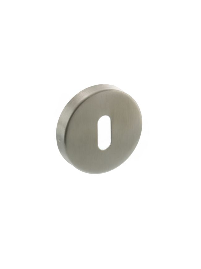Atlantic Key Escutcheons - Satin Stainless Steel (Pair)
