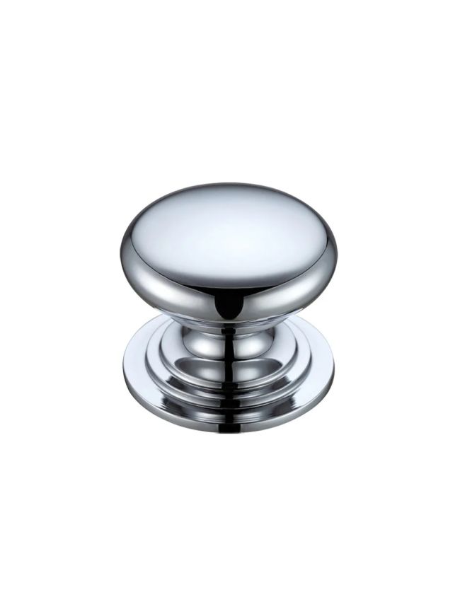 Zoo Hardware Victorian Cupboard Knob 45mm dia. - Chrome