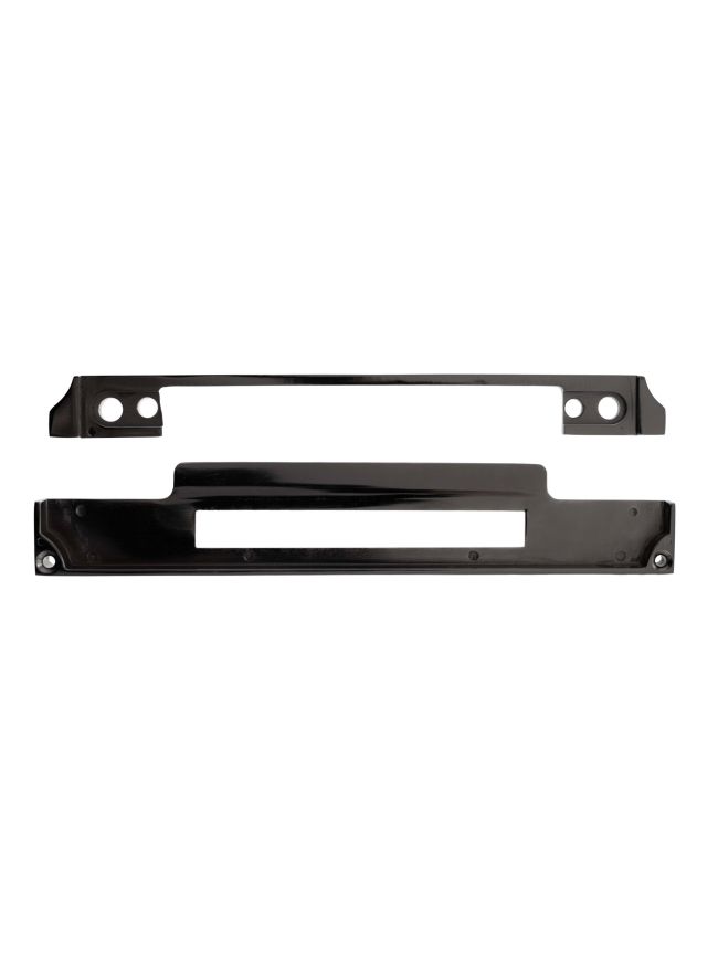 Atlantic DIN Rebate Kit for Euro Profile, Bathroom Lock, Latch, Euro Deadlock - Black Nickel