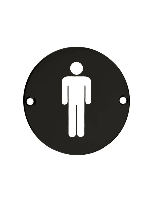 Zoo Hardware Sex Symbol - Male - 76mm dia - Black