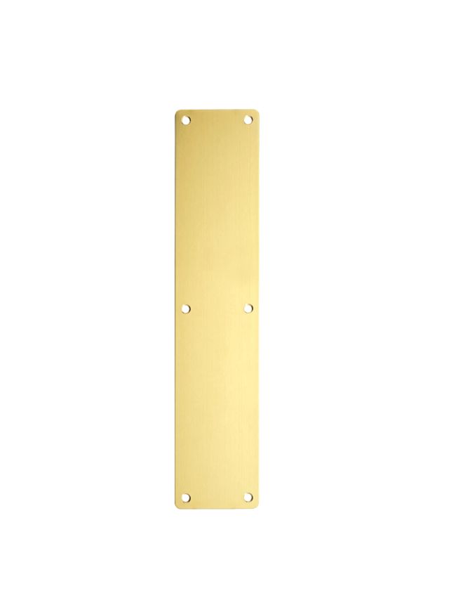 Zoo Hardware Finger Plate - PVD Satin Brass