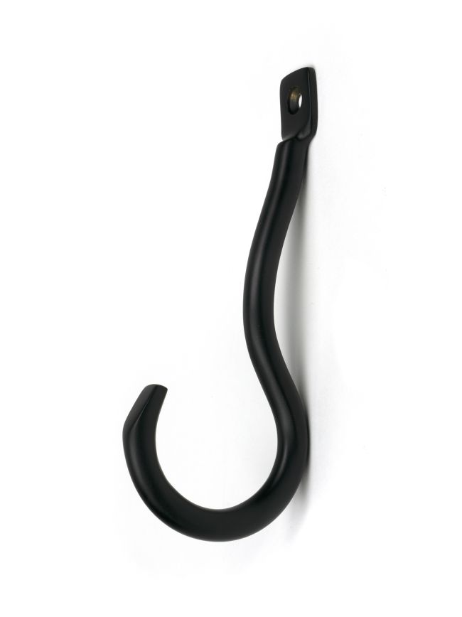 Matt Black Anchor Coat Hook