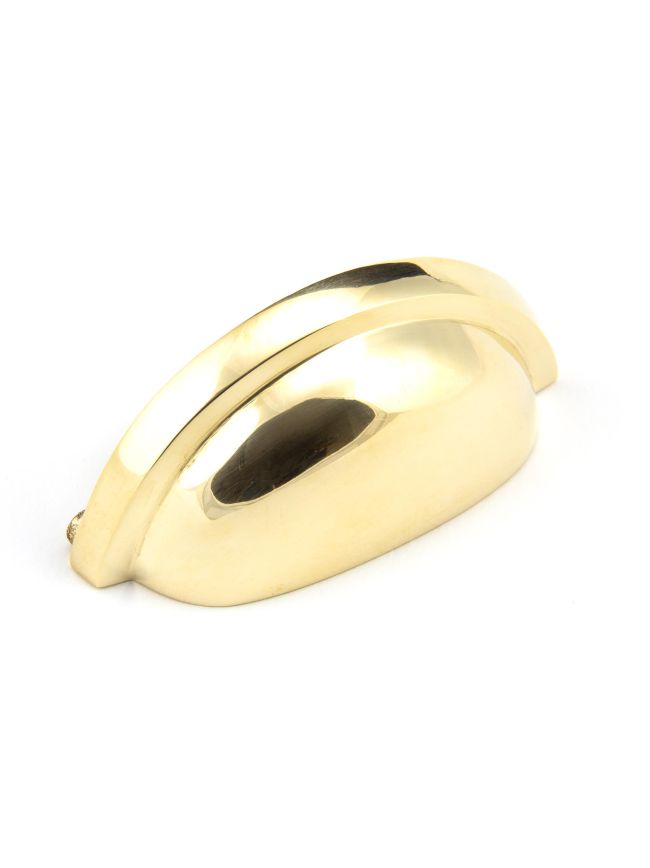 Polished Brass Regency Concealed Drawer Pull