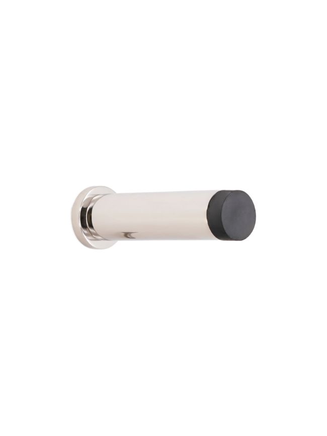 Opal Knurlmond Door Stop Polished Nickel
