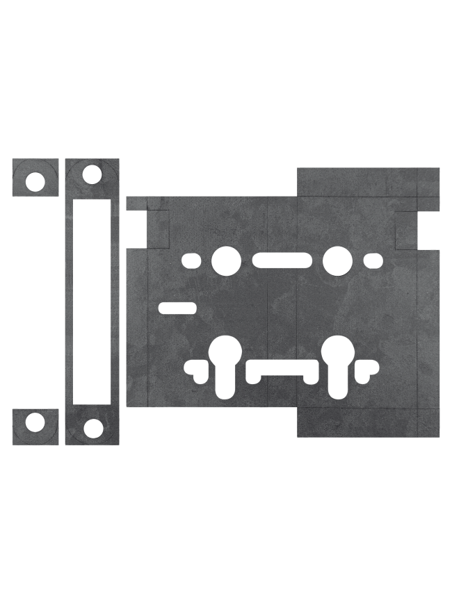 Atlantic Bathroom Lock Intumescent Lock Kit FD30 1mm