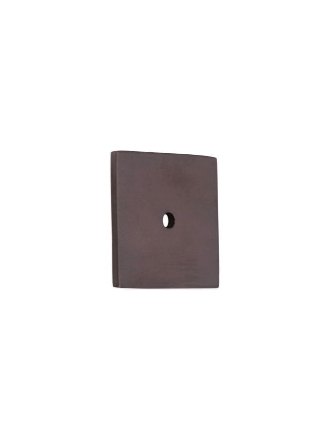 Square Backplate for Cupboard Knobs Aged Bronze