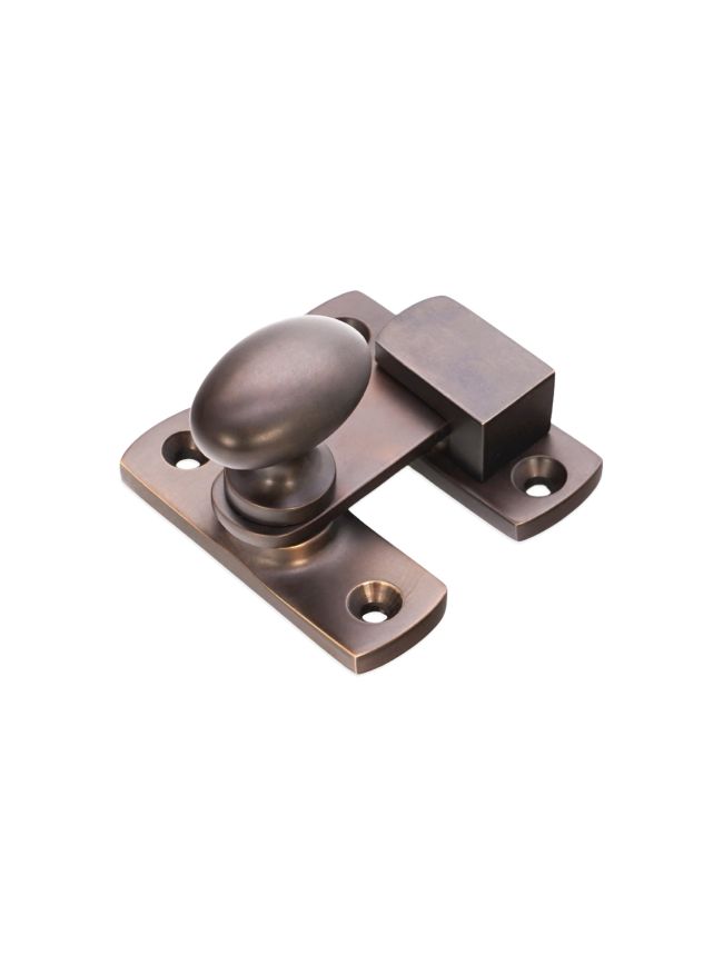 Oval Cupboard Latch Aged Bronze