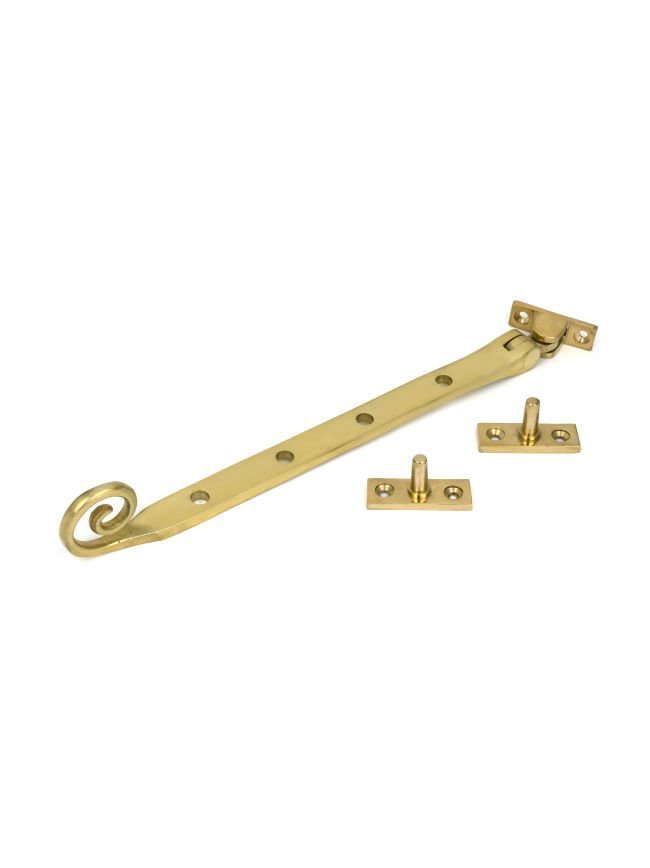 Polished Brass 10" Monkeytail Stay