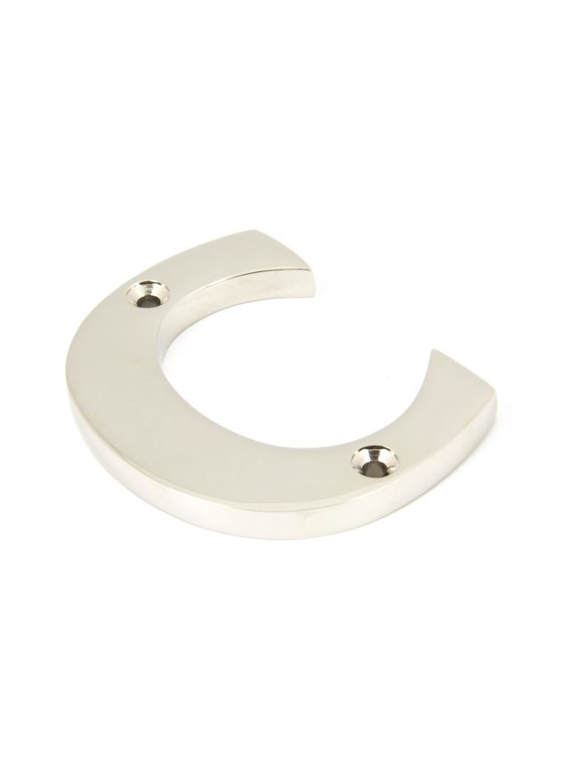 Polished Nickel Letter C