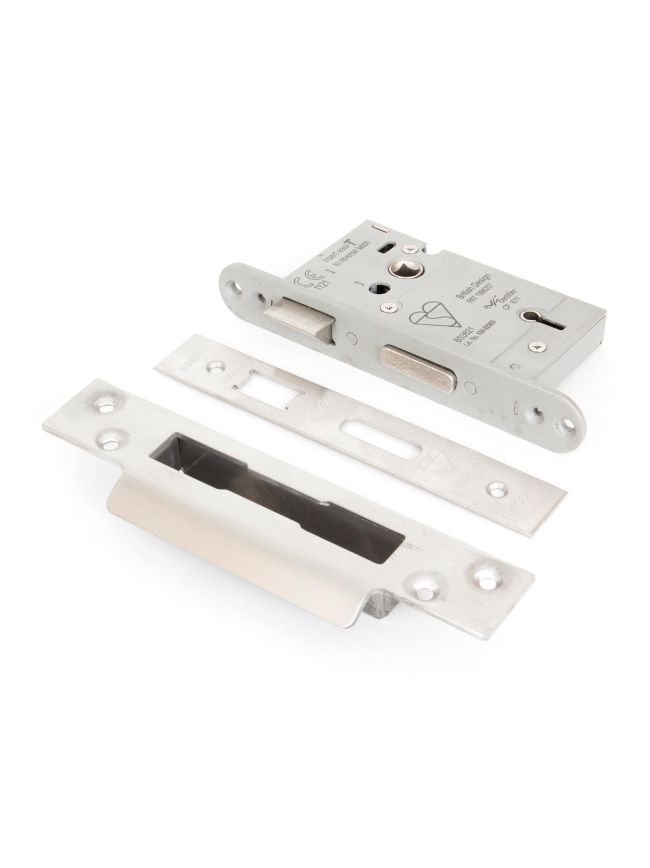 SSS 2½" 5 Lever H/Duty BS Sash Lock KA