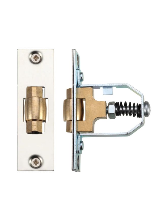 Zoo Hardware Adjustable Roller Latch - Polished Nickel