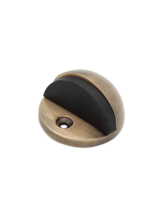 Half Moon Door Stopper Antique Brass