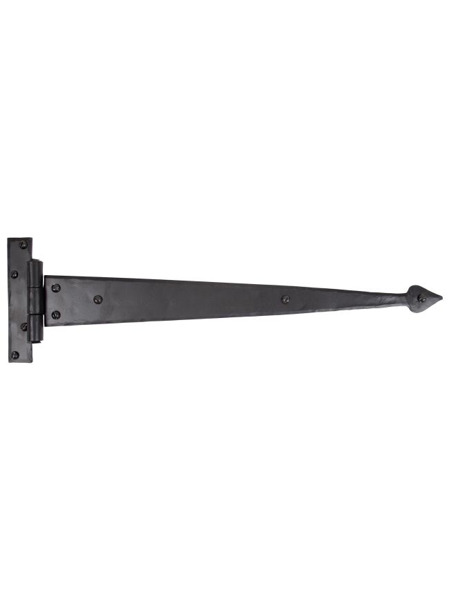 Black 18" Arrow Head T Hinge (pair)