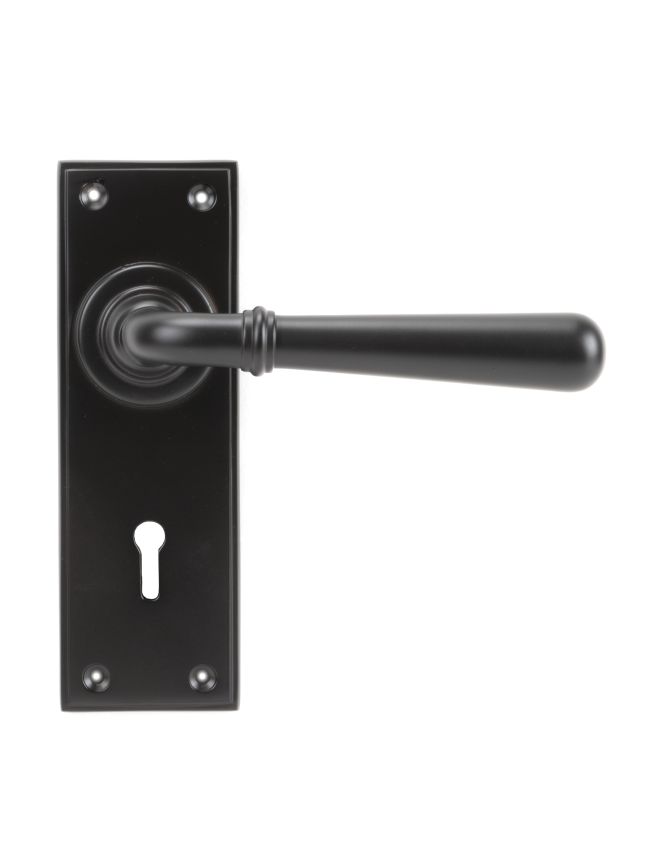 Aged Bronze Newbury Lever Lock Set