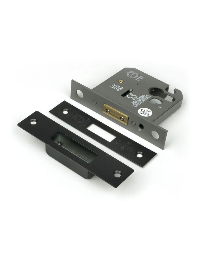 Black 3" Euro Profile Dead Lock