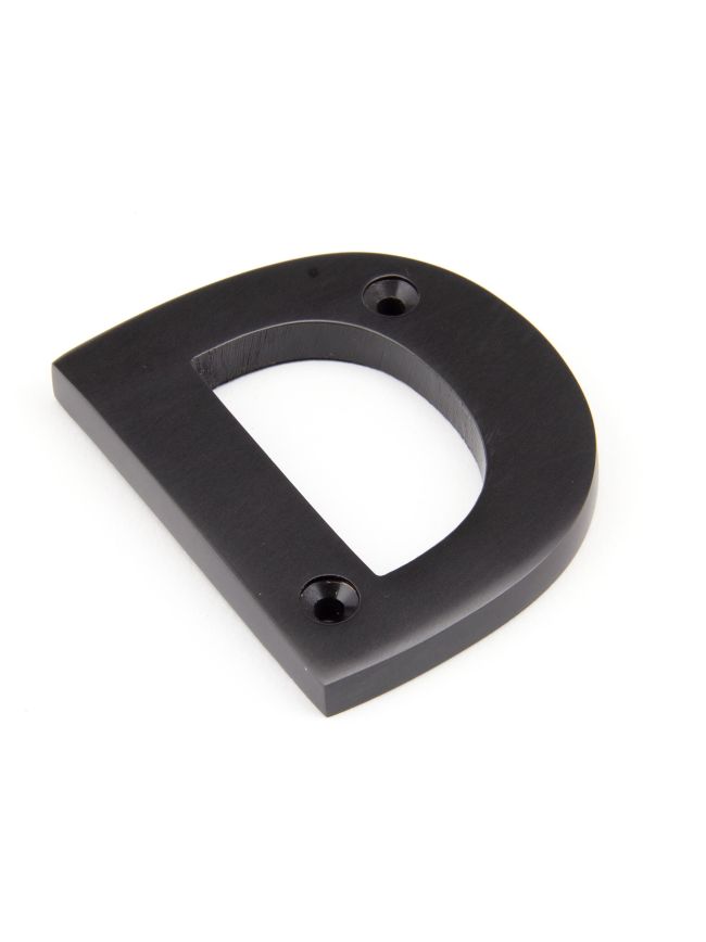 Aged Bronze Letter D
