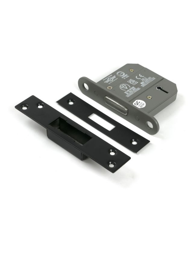 Black 3" 5 Lever BS Dead Lock