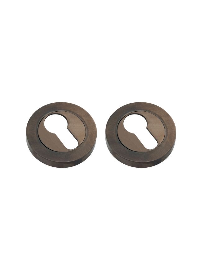 Euro Profile Escutcheon Antique