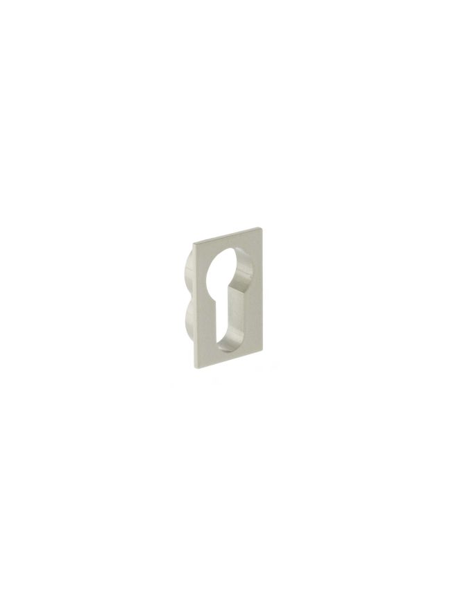 Forme Concealed Rose Euro Escutcheons Square - Satin Nickel (Pair)