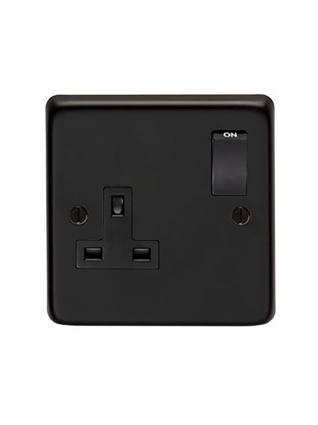 MB Single 13 Amp Switched Socket