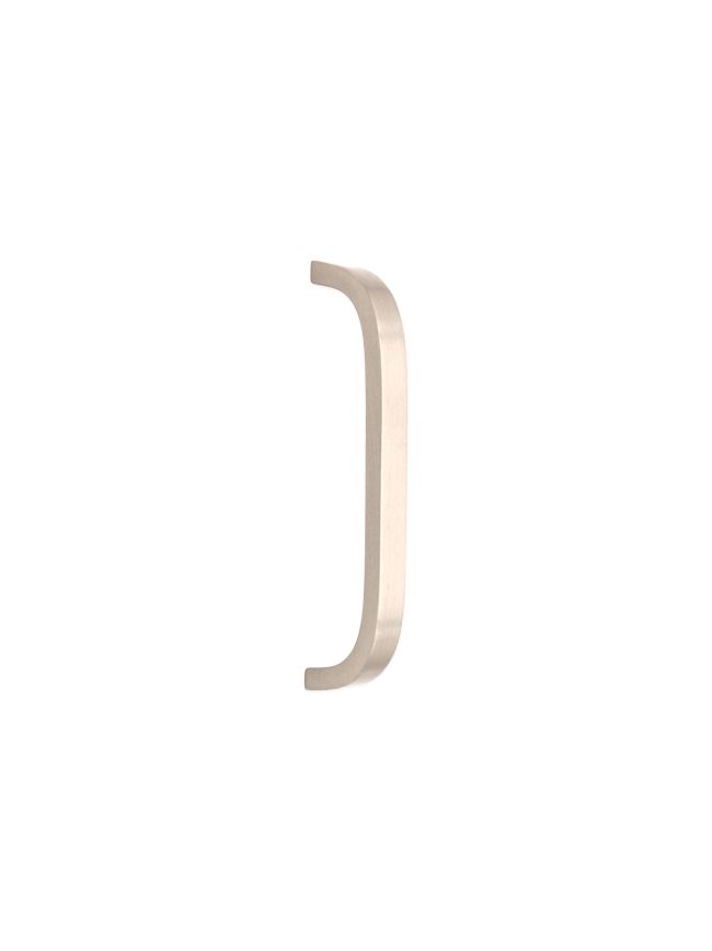 Curve Bar Cabinet Handle Satin Silver Medium