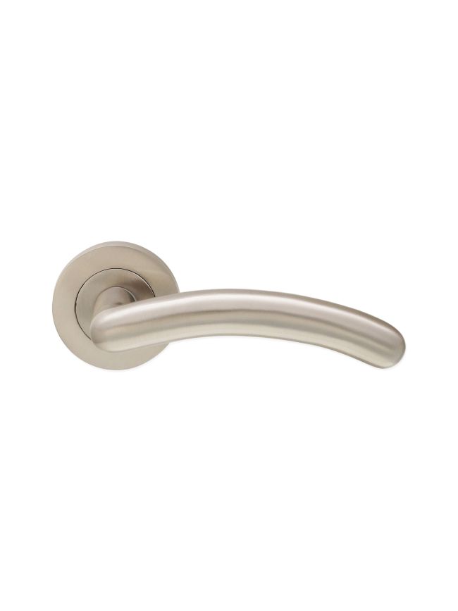 Taurus Lever Door Handle Satin Nickel