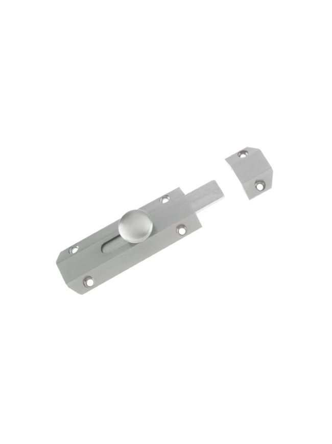 Zoo Hardware Surface Bolt 102mm - Satin Chrome