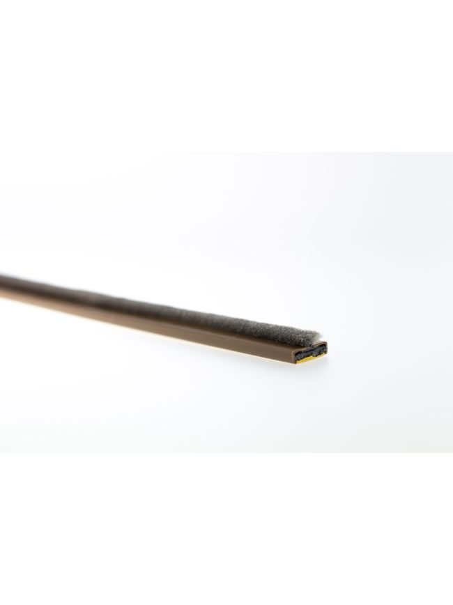 Atlantic Fire & Smoke Intumescent Strip 15mm x 4mm x 1.05m set of 5 - Brown