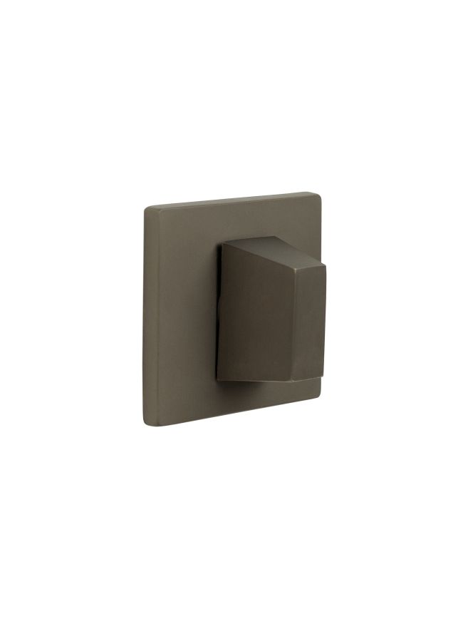 Tupai Rapido 5S Line WC Turn on 5mm Slimline Square Rose (bolt through fixing only) - Titanium