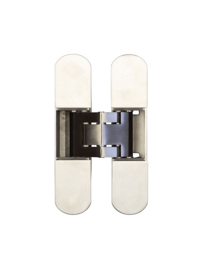 Ghost 140mm 3D Concealed Hinge Silver - By Frelan Hardware - CH60SIL
