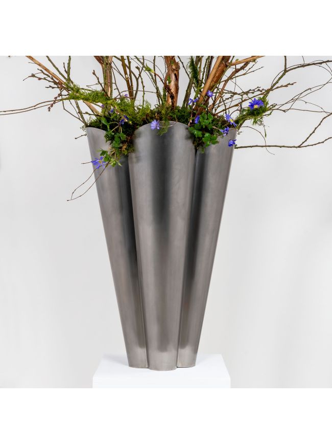 Satin Marine SS (316) 40cm Flora Pot