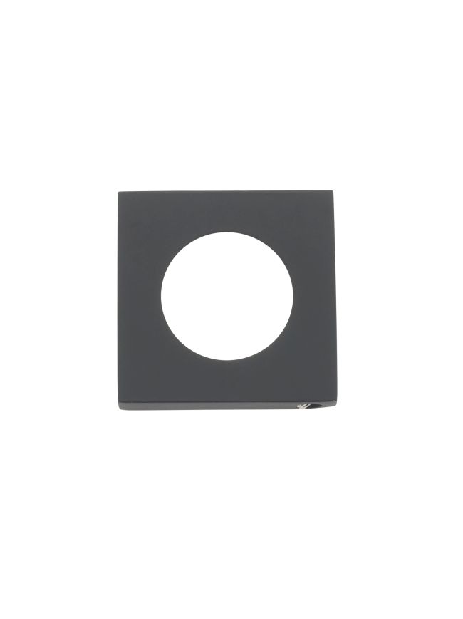 Zoo Hardware Spare square rose pack (1 pair) - Black