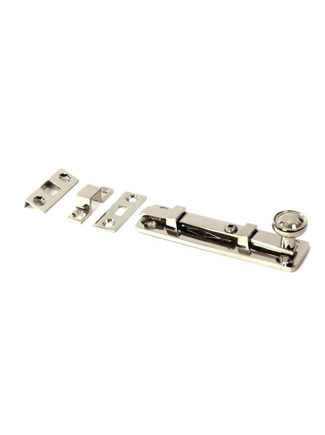 Polished Nickel 4" Universal Bolt