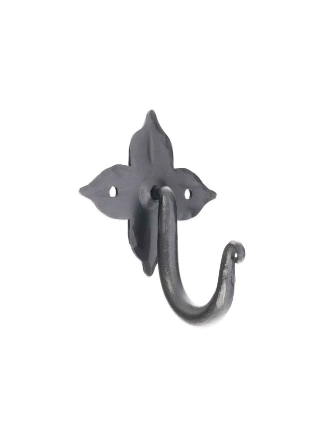 Floret Coat Hook Matt Black