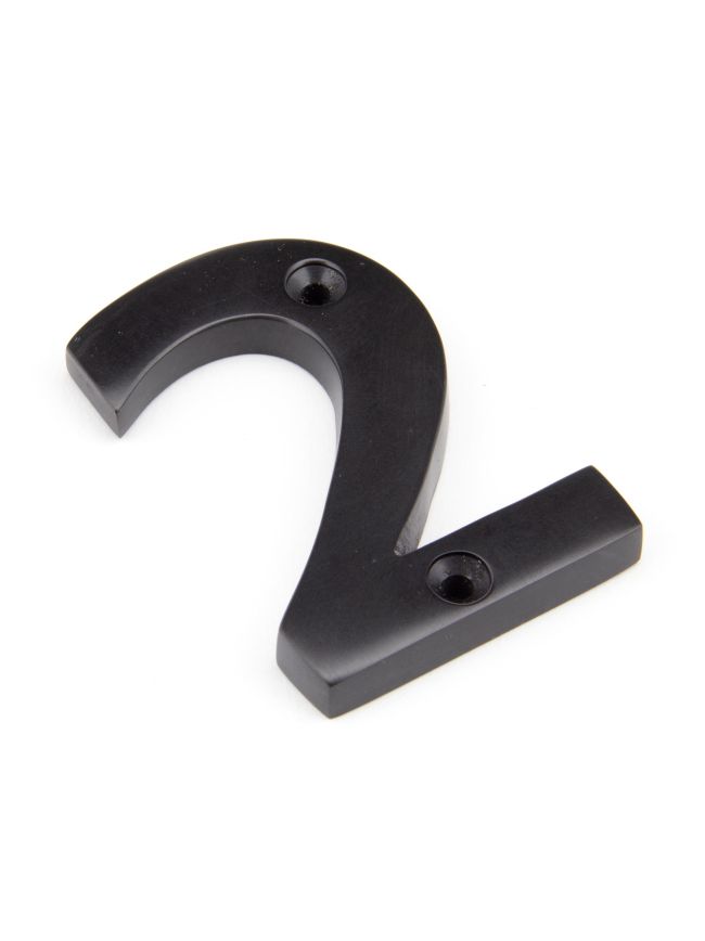 Aged Bronze Numeral 2