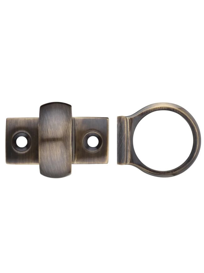Zoo Hardware Window Sash Ring - Bronze
