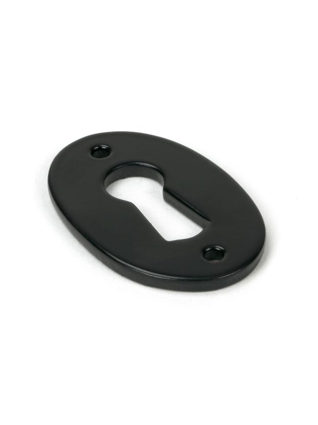 Black Oval Escutcheon