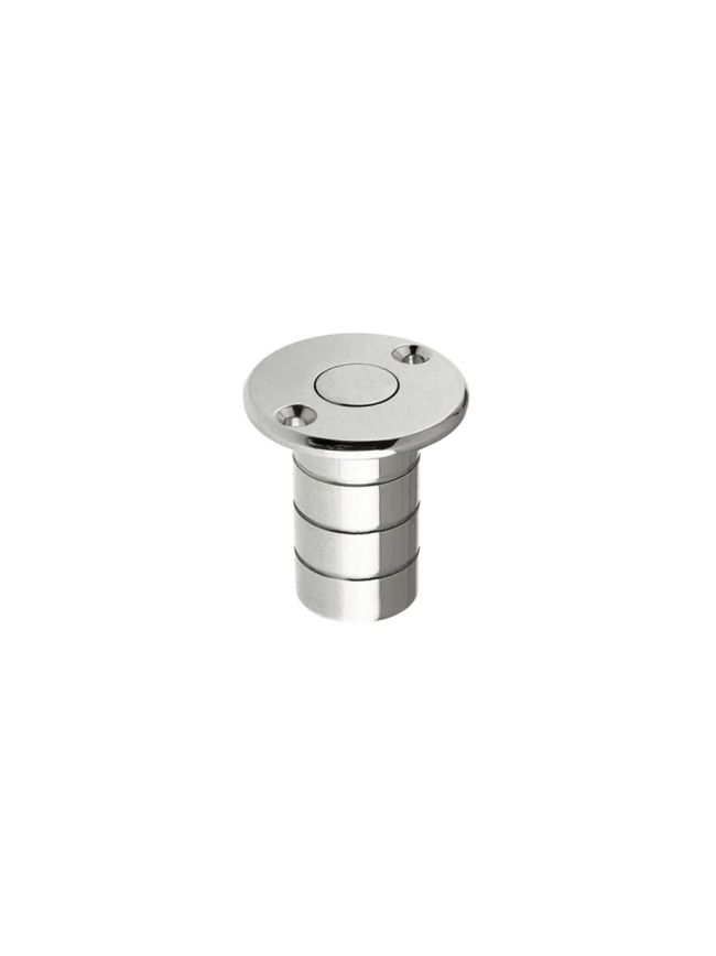 Zoo Hardware Dust Socket for Flush Bolts - Wood 20mm dia. x 38mm - Polished Chrome