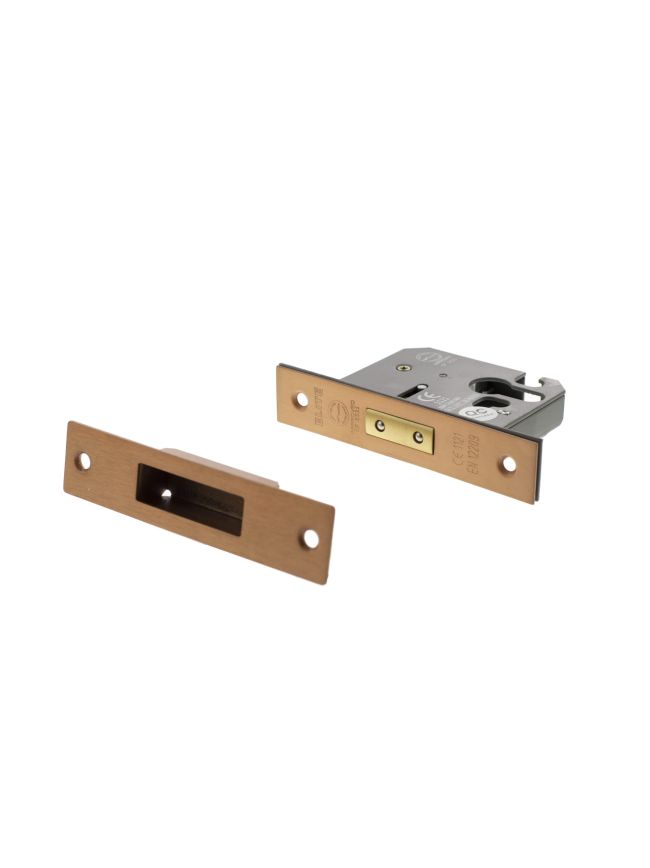 Atlantic Euro Deadlock [CE] 2.5" - Urban Satin Copper