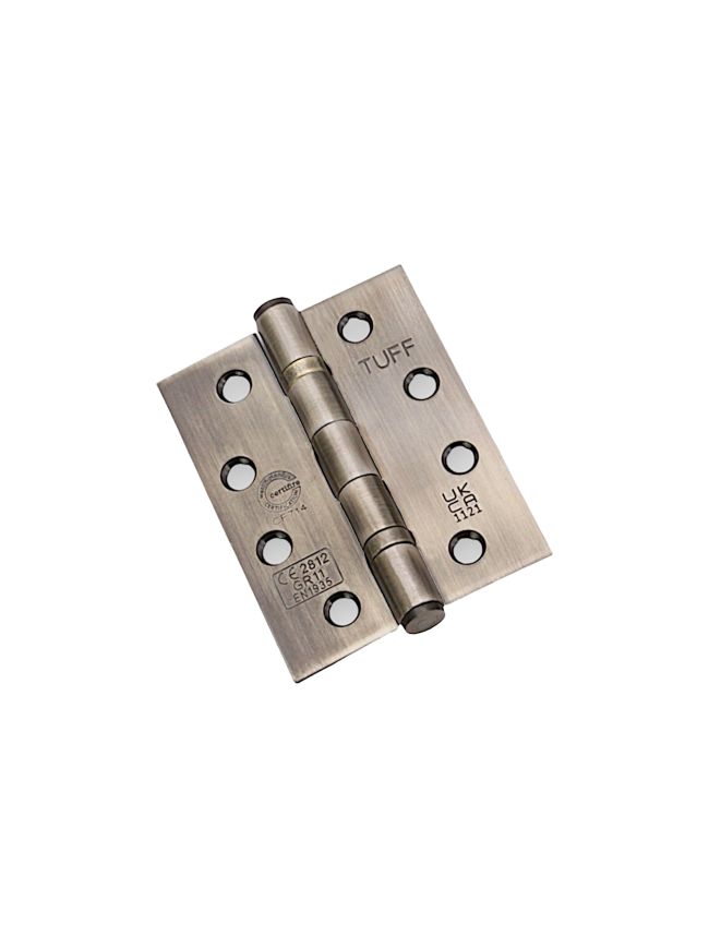 CE11 Mild Steel BB Butt Hinge - Antique Brass