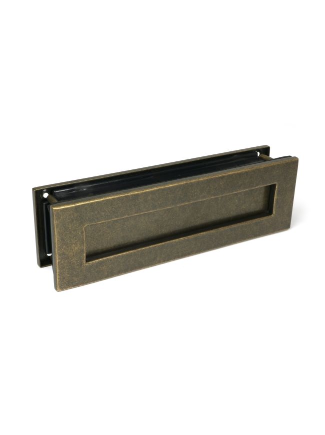 Burnished Brass Traditional Letterbox